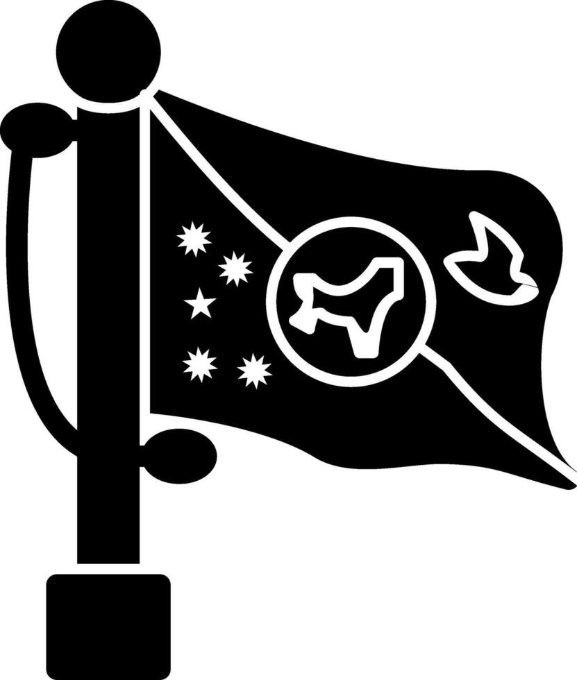 Christmas Island Unique Creative Nation Design vector