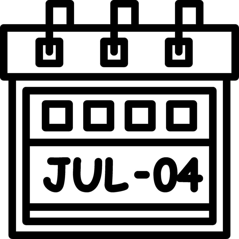 Fourth July Creative Unique vectoe Icons vector