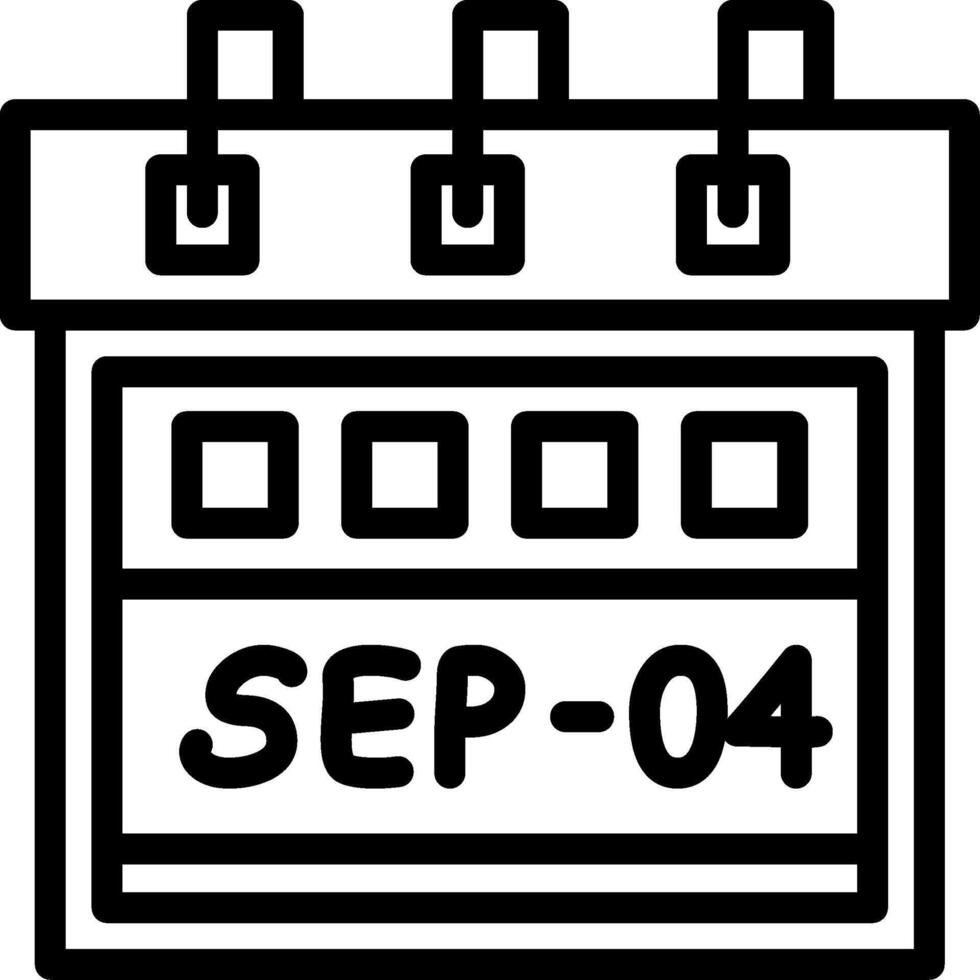 Fourth September Creative Unique vectoe Icons vector
