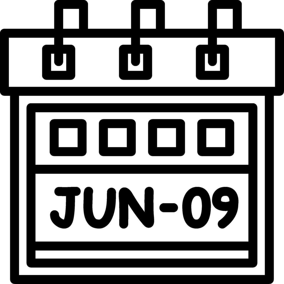 Ninth June Creative Unique vectoe Icons vector