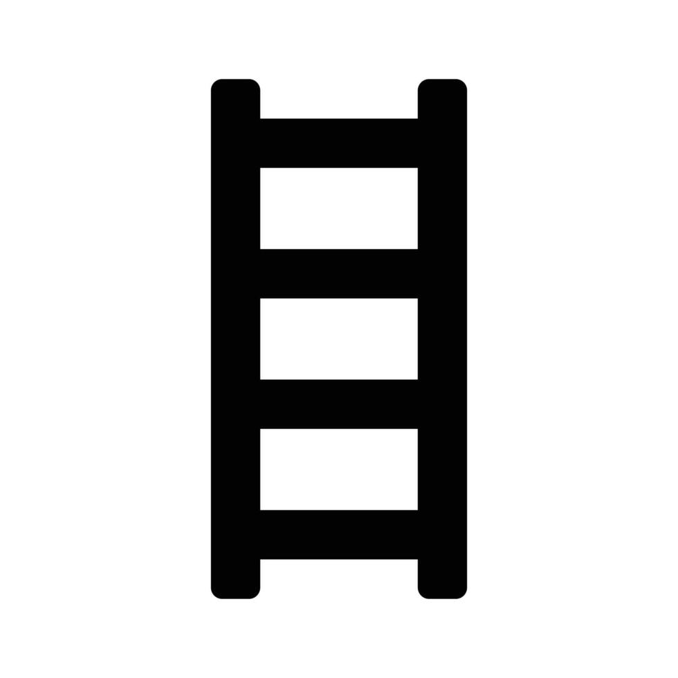 Wooden ladder icon creatively designed in glyph style vector