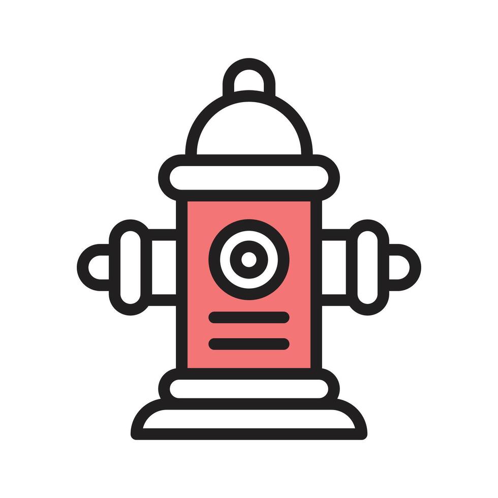 Water hydrant icon creatively designed in line style vector