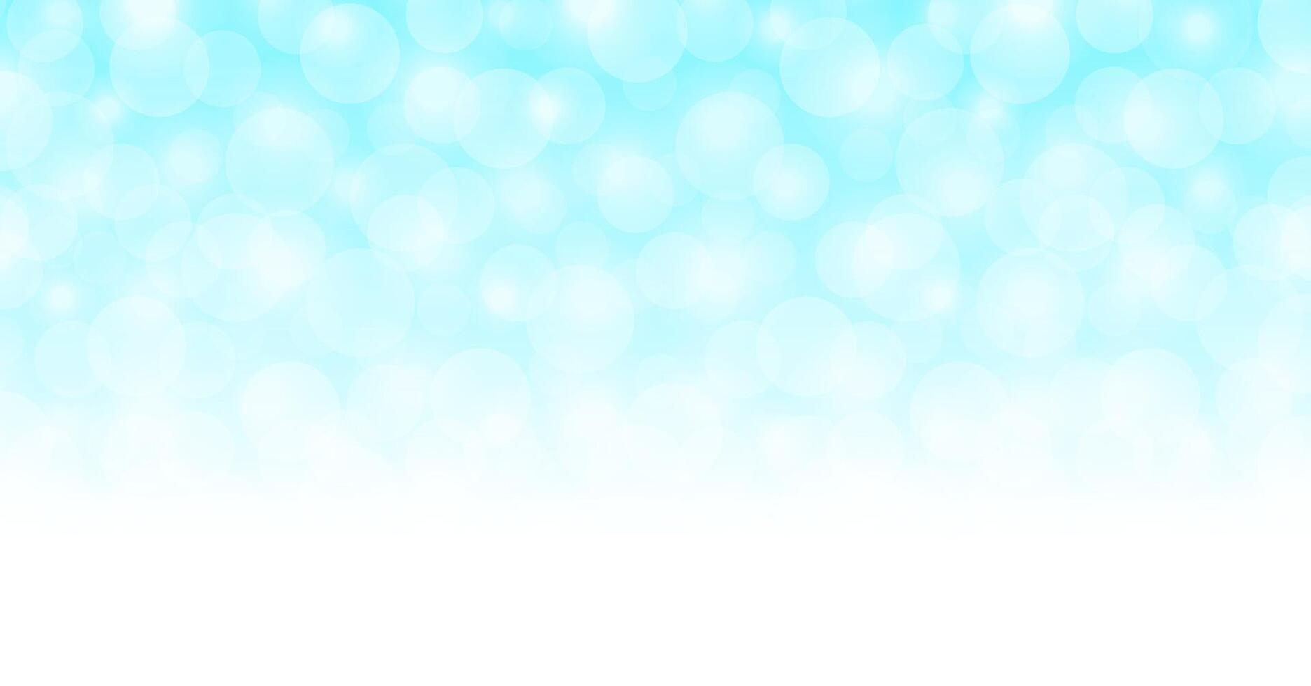 light blue bokeh soft for background, pastel light blue with bokeh backgrounds banner, abstract glowing blue bright shine blurred, defocused bokeh glitter on blue color for backdrop and wallpaper vector