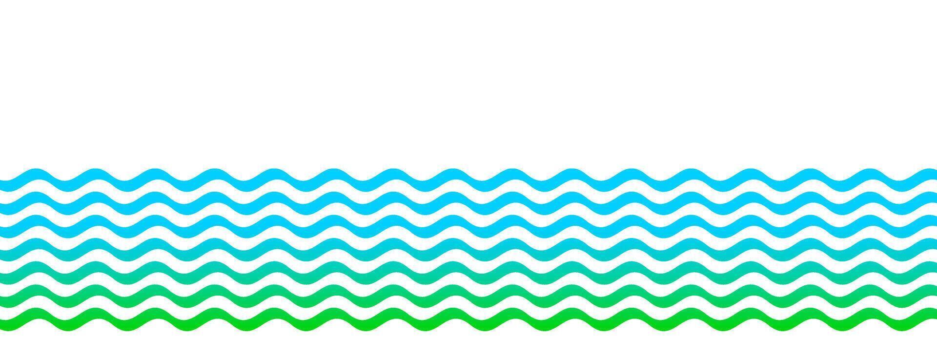 water wave stripes, water waves blue green for background, water ripples light blue, ocean sea surface for banner background, aqua flowing graphic, copy space vector