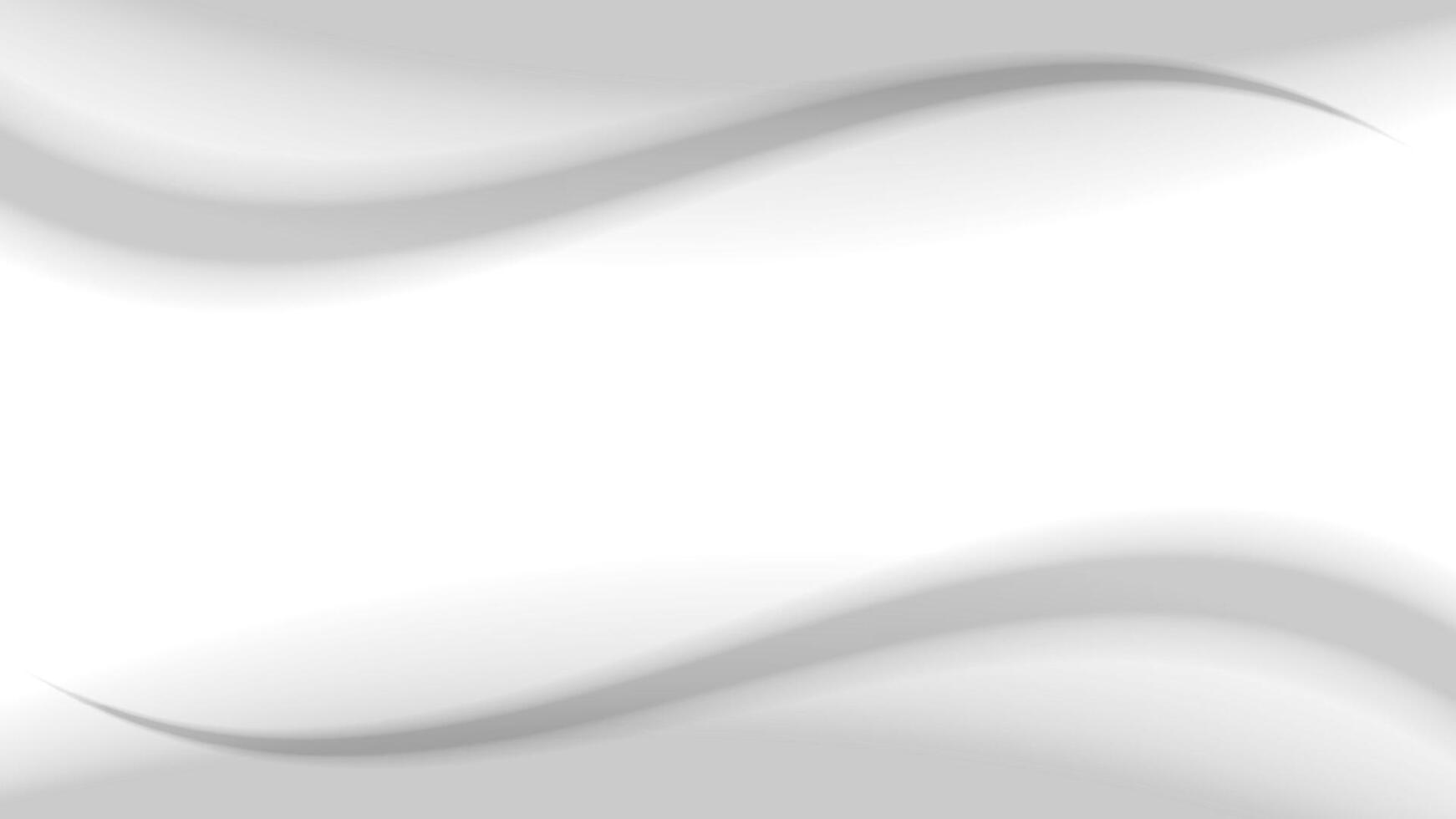white grey soft wave shape graphic for background, abstract gray graphic smooth shape for banner copy space, blurred gradient grey wavy swirl soft effect, beautiful gray white wave curve for backdrops vector
