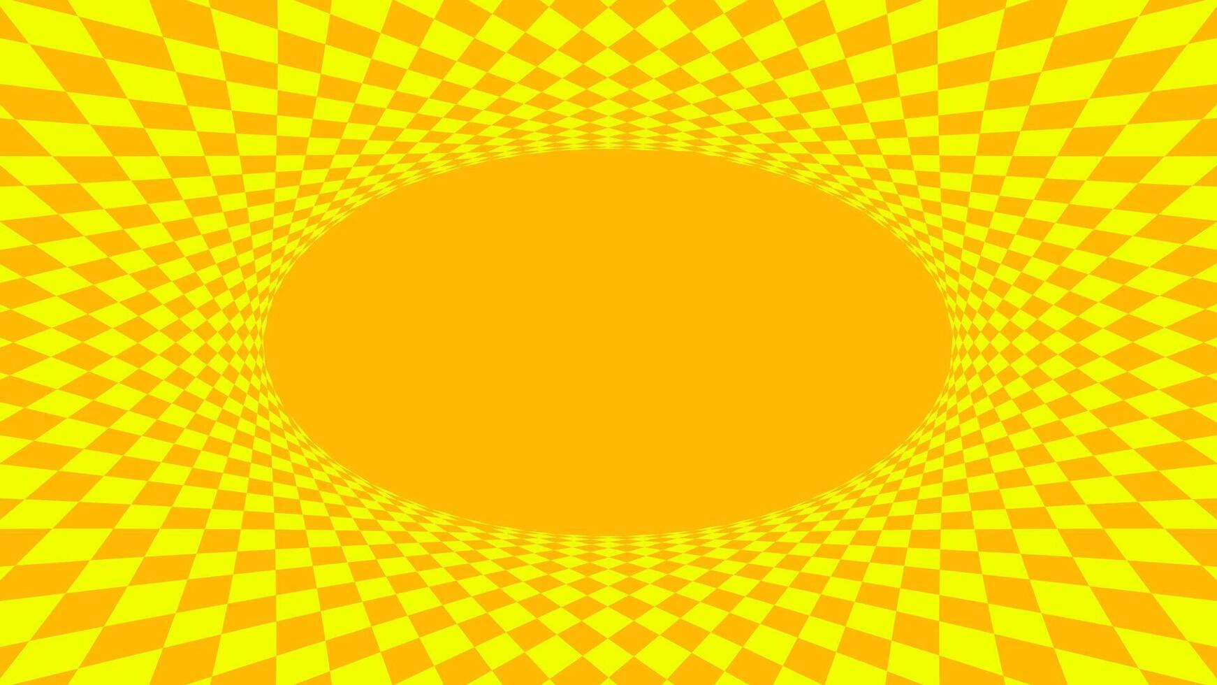 geometric art abstract yellow for background, art line yellow spiral optical for hypnotic wallpaper, geometry polygonal pattern with connected graphic line, optical graphics distorted wavy vector