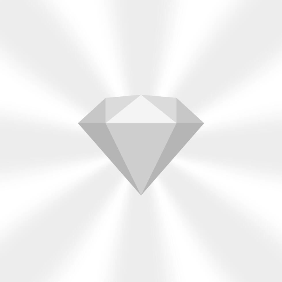 grey diamond gemstone on zoom comics, gray flat diamonds jewelry icon, grey gems on soft rays burst shine background, gray diamond of items game, clip art gemstone for banner jewellery vector