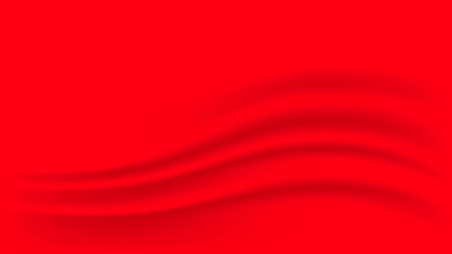 red fabric cloth smooth for background, wavy fabric cloth red color, red gradient and wave curve for luxurious backdrop, fabric silk red for wallpaper, clothes texture flowing and ripple vector