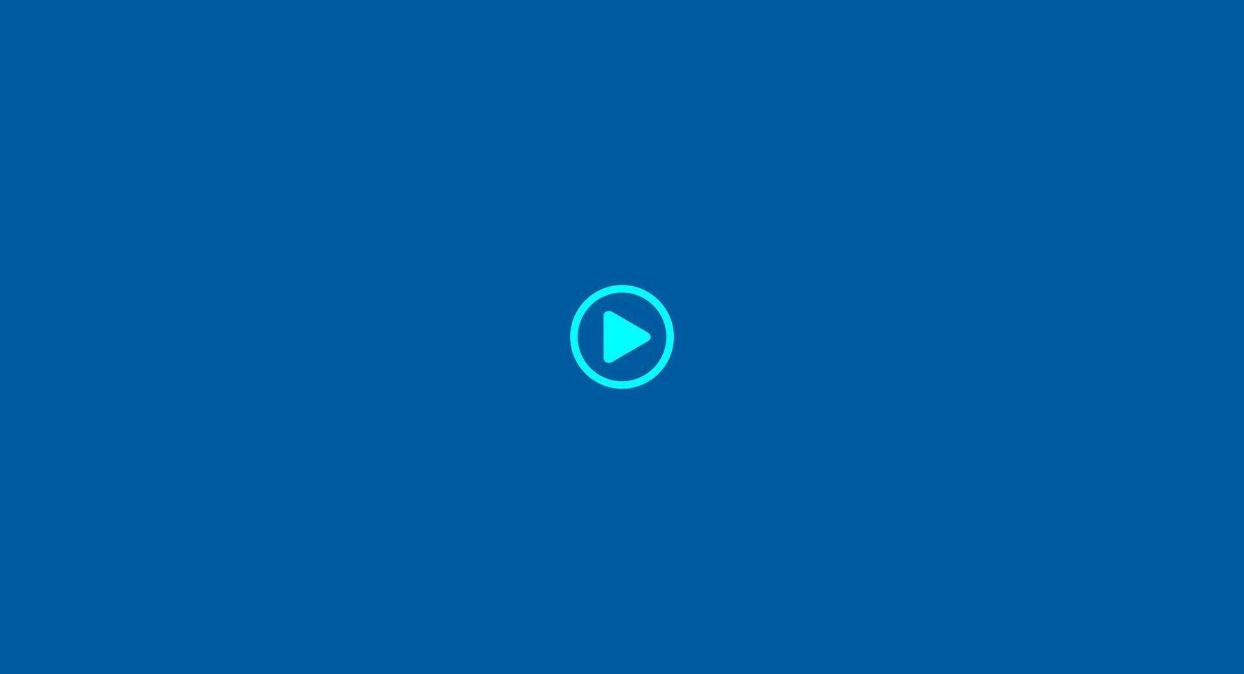 play button sign of interface background, play icon element on blue screen, simple botton logo for media player modern design, symbol movie play sign for graphic flat, play sign isolated on blue vector