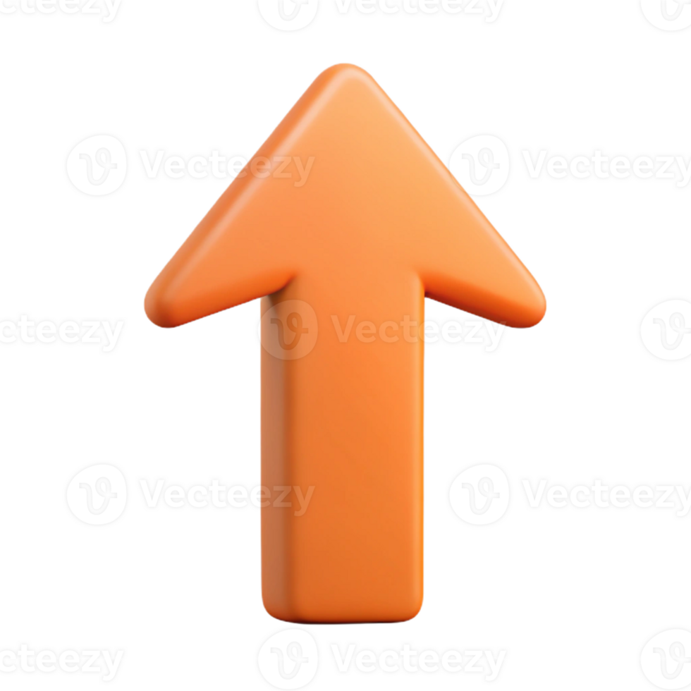 whimsical serene Arrow pointing upwards, sharp edges, single-weight stroke. Flat color, minimal, with Scalable Design. museum quality png