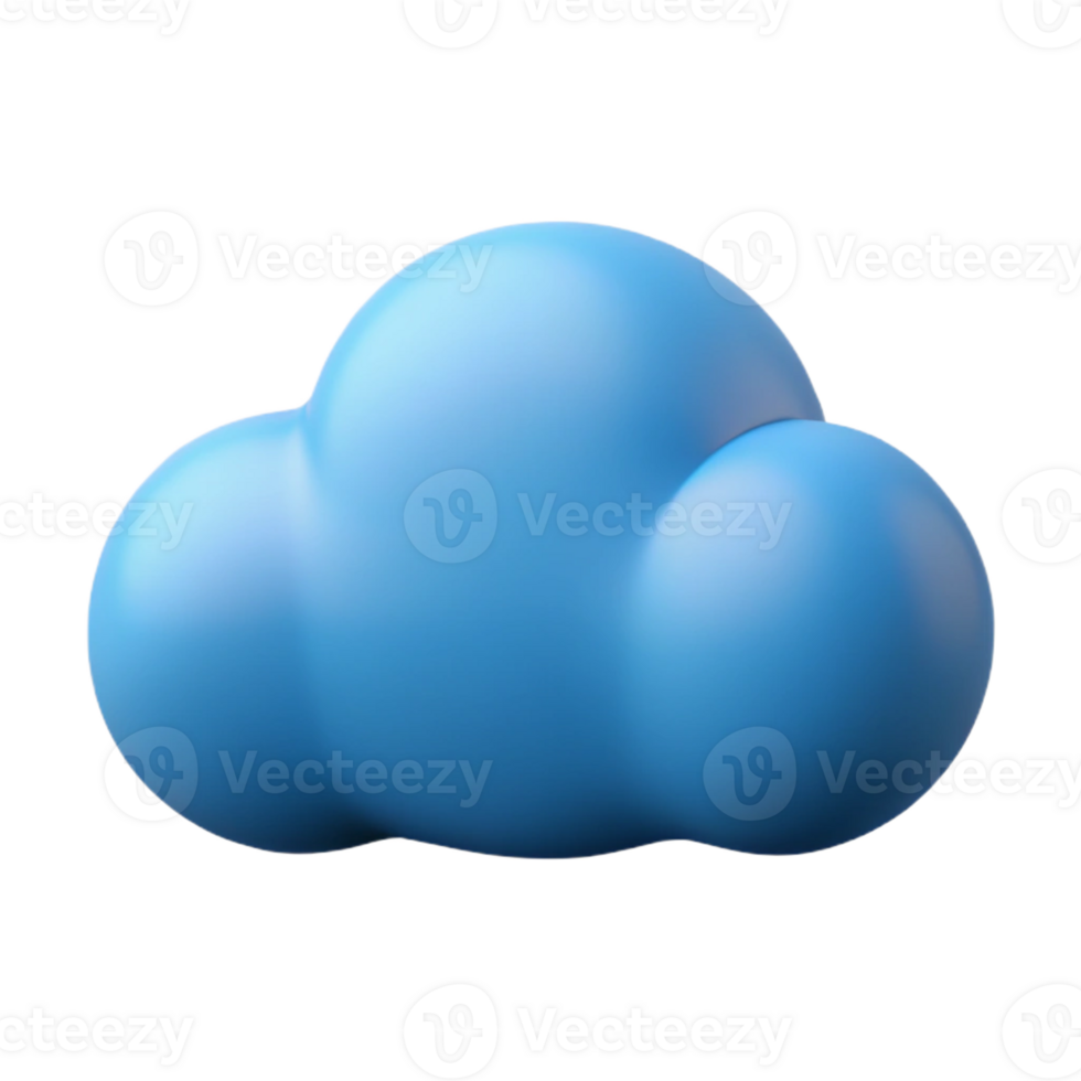dramatic quintessential Stylized cloud with rounded edges. Minimal, clean lines, flat color with Scalable Design. png