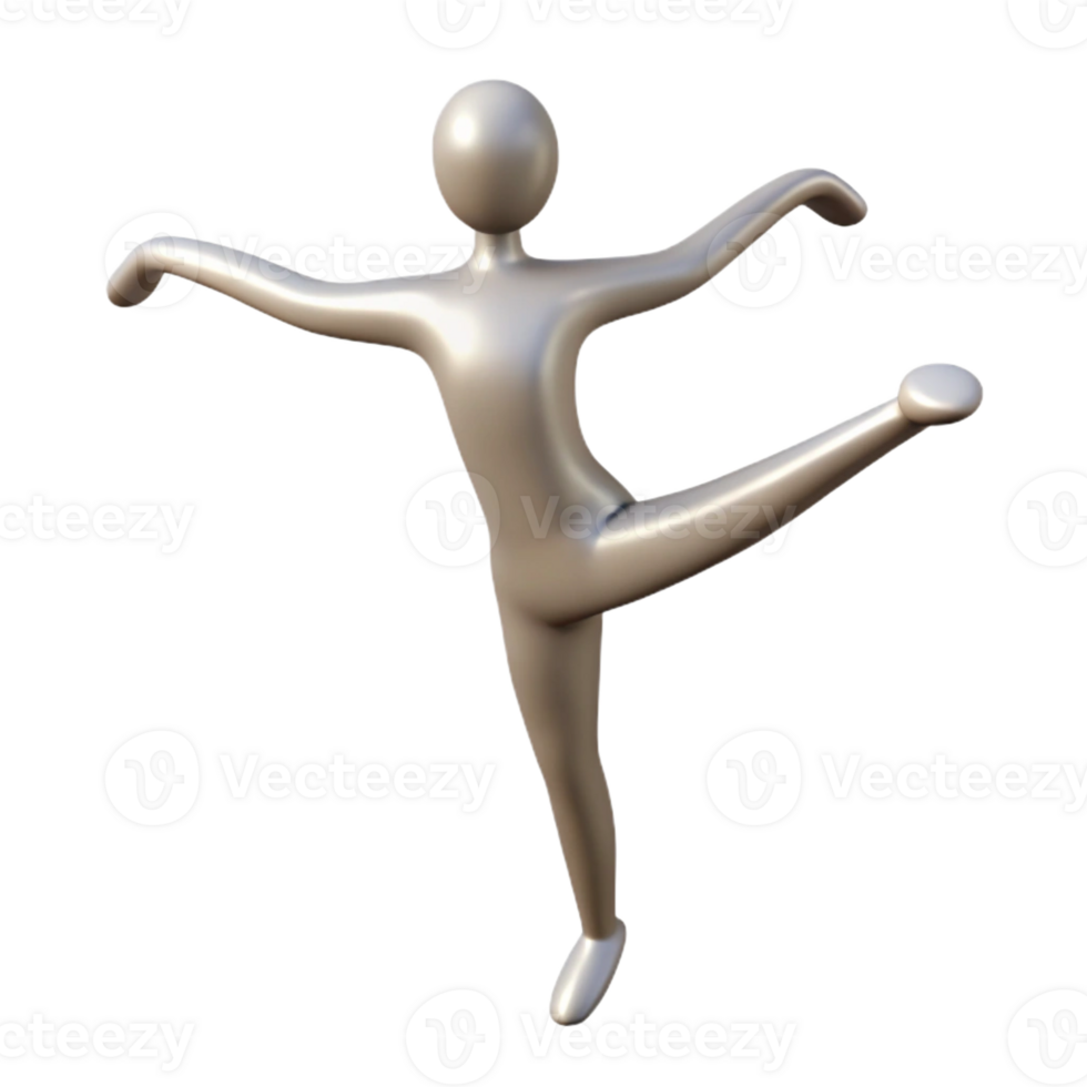 extraordinary notable Minimal silhouette of a ballet dancer. Single-weight stroke, with Scalable Design. png