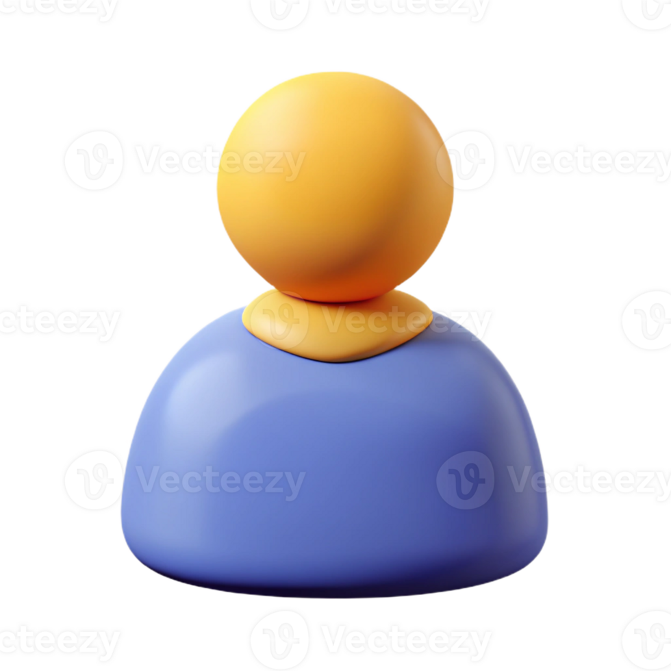 melancholic breathtaking A flat color user icon. Scalable, symmetrical with Scalable Design. detailed png