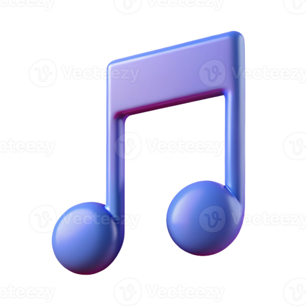 glorious timeless Flat color monoline music note. Clean lines, crisp edges, scalable with Scalable Design png
