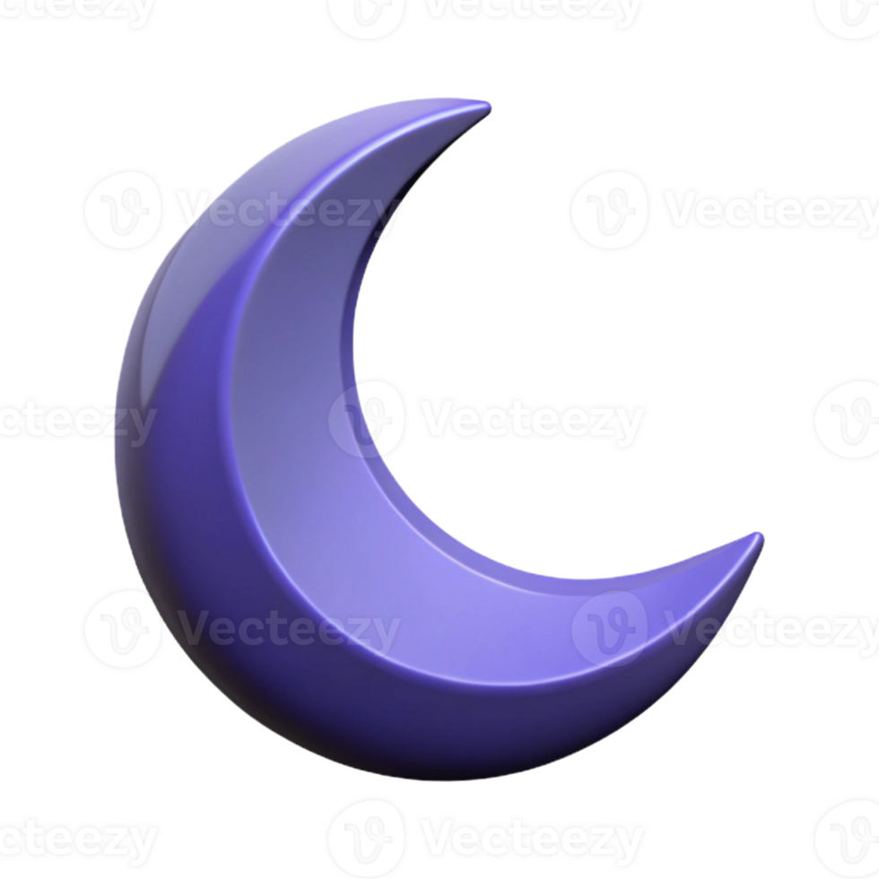 ethereal splendid Geometric crescent moon. Night and mystery. Crisp edges, flat color. with Scalable Design. high quality png