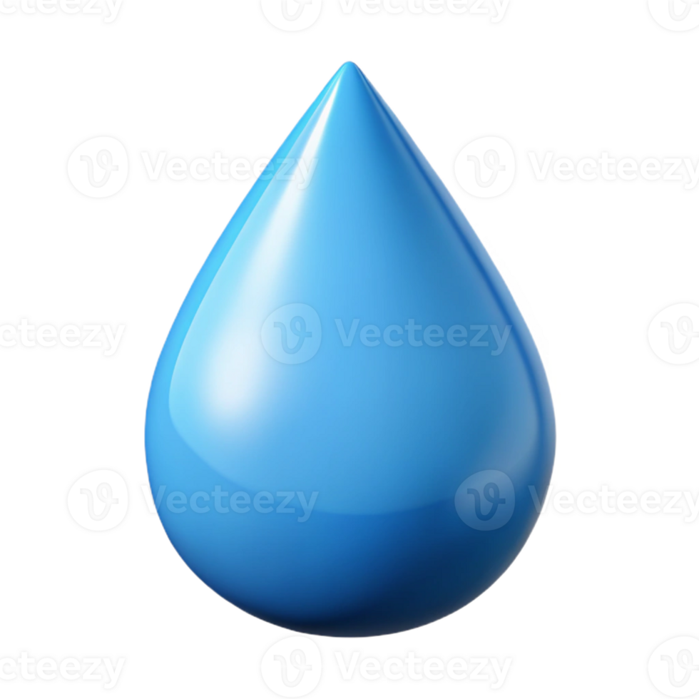 picturesque melancholic modern Crisp edges illustration of a raindrop. Flat color, minimal with Scalable Design. exclusive png