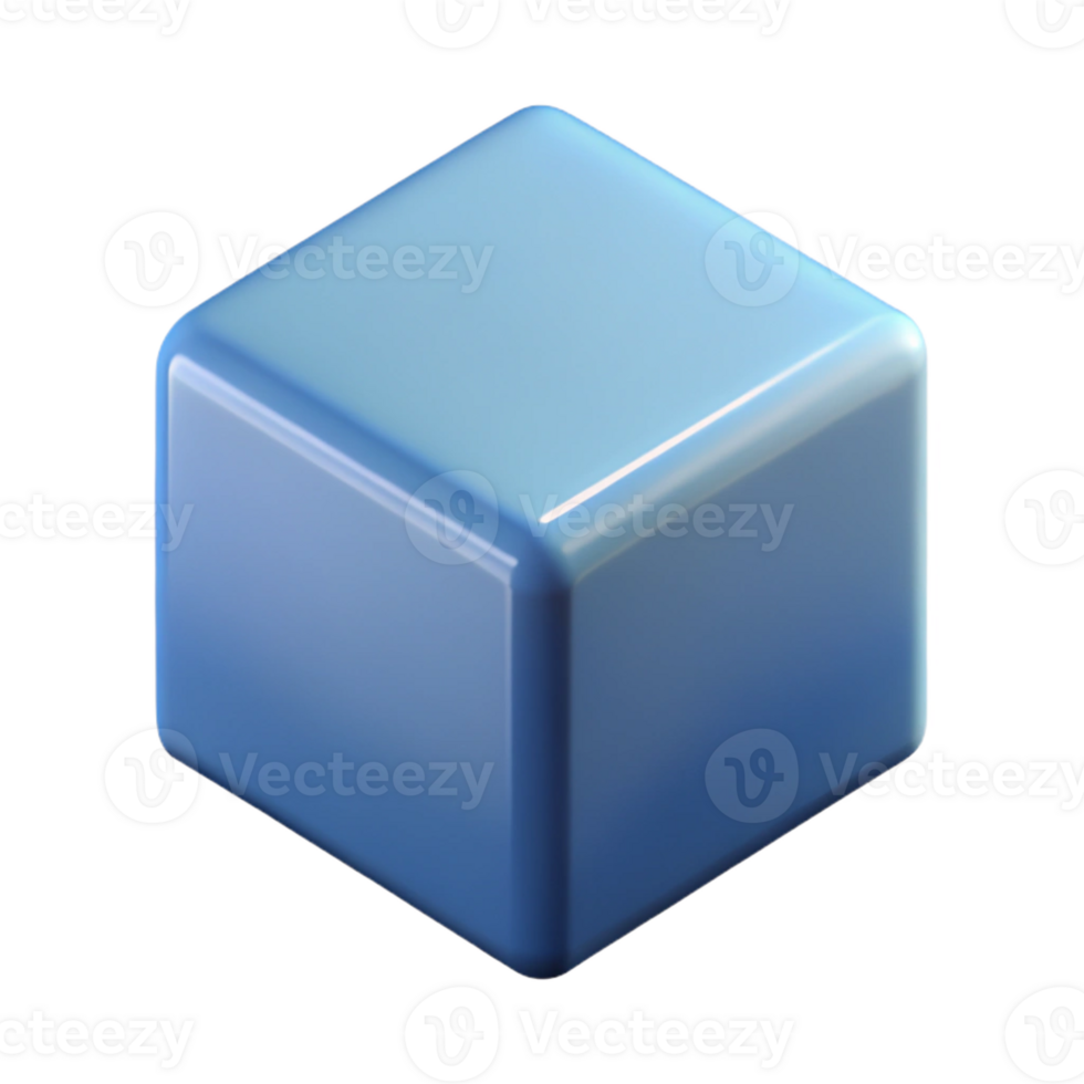 playful serene Minimal, geometric design of a cube. Clean lines, flat color with Scalable Design. high resolution png