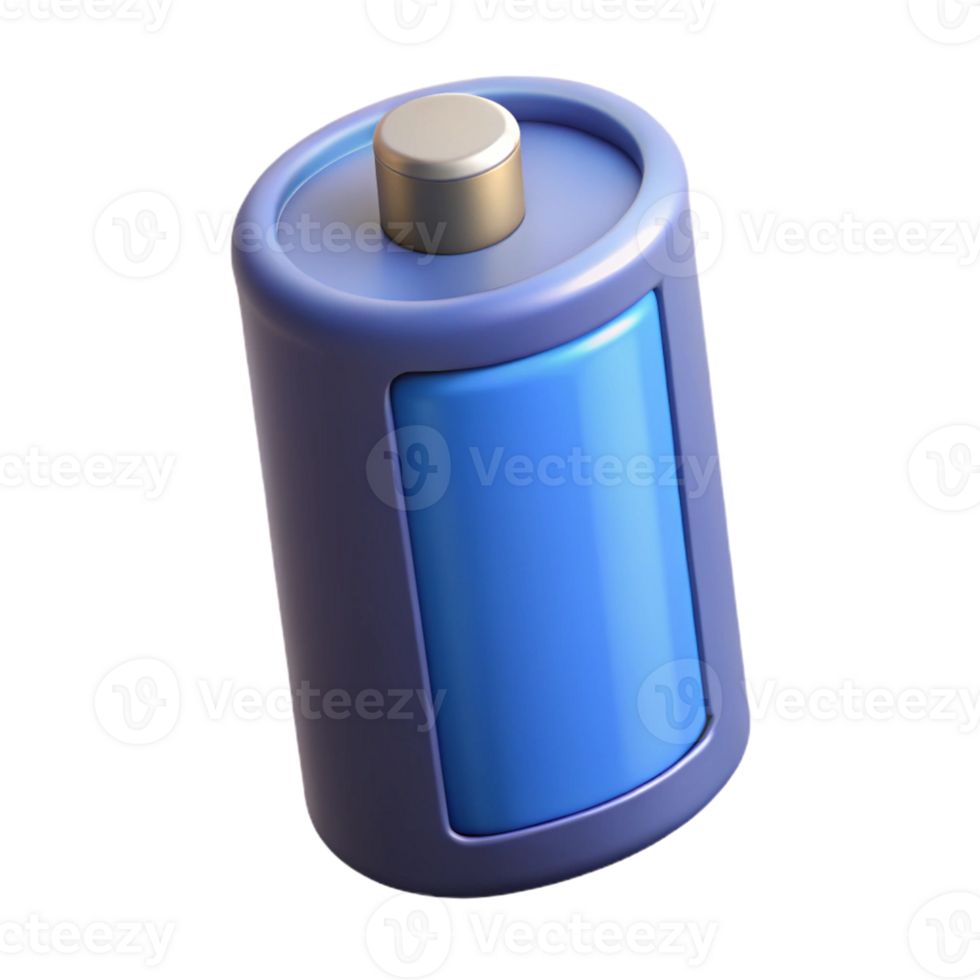 extraordinary remarkable Crisp edges rendering of a battery. Flat color, geometric, minimal with Scalable Design. png