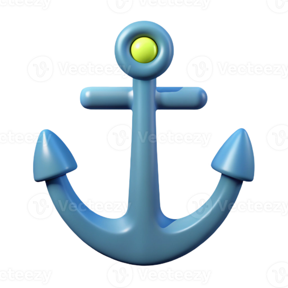 fascinating whimsical urban Minimal monoline anchor. Single-weight stroke, clean lines, flat color with Scalable Design. high resolution png