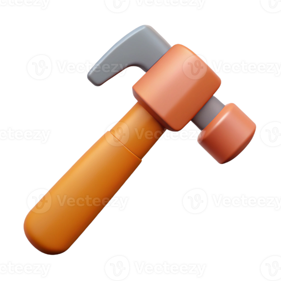 radiant vintage Flat color technical drawing of a hammer. Scalable, crisp edges with Scalable Design. masterfully captured png