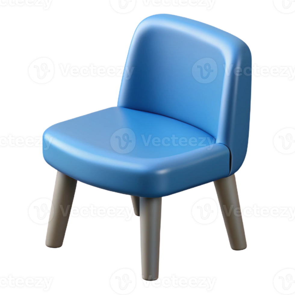 reflective striking Clean lines silhouette of a chair. Scalable, flat color with Scalable Design. detailed png