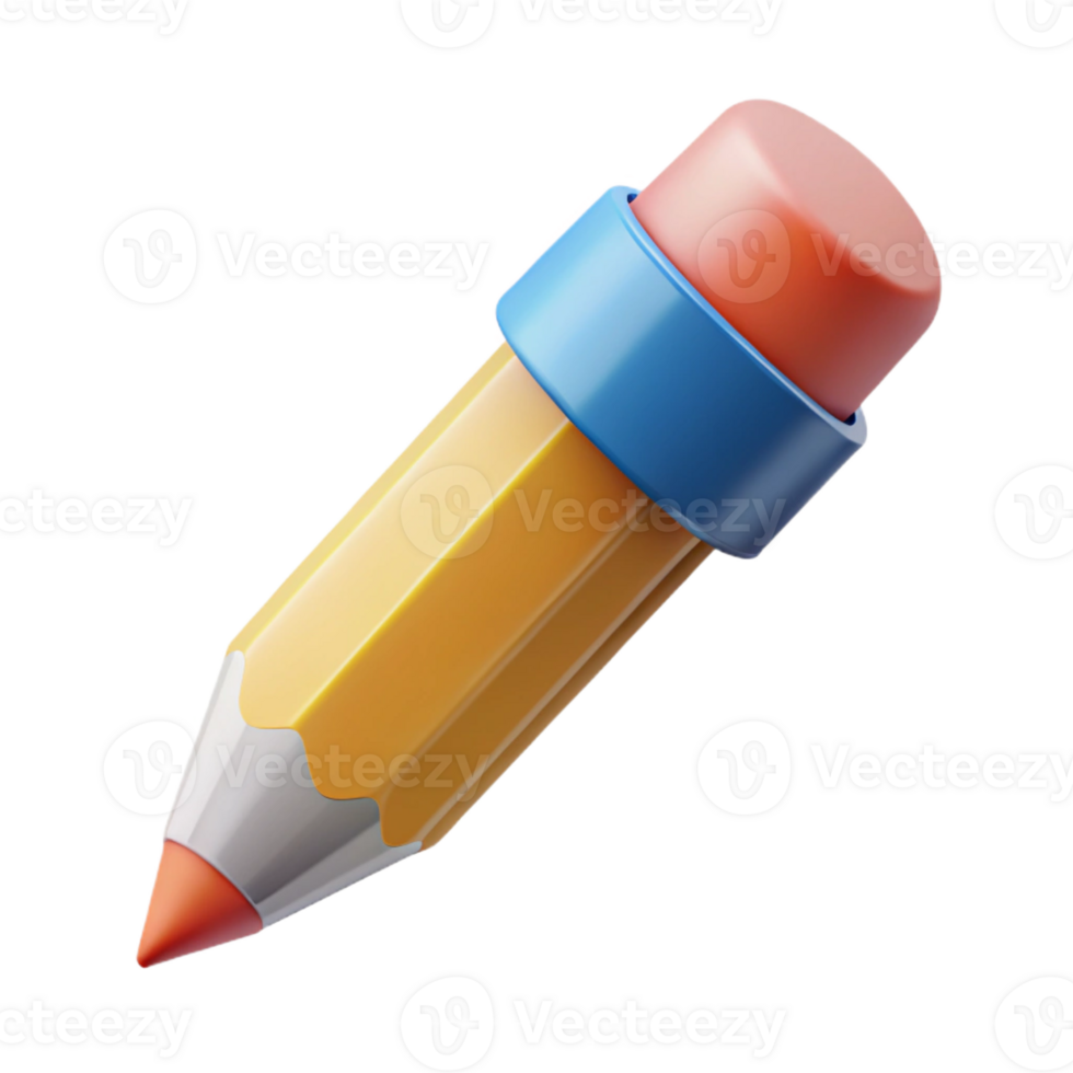 fascinating urban Pencil icon with a pointed tip. Minimal, scalable, flat color with Scalable Design. premium png