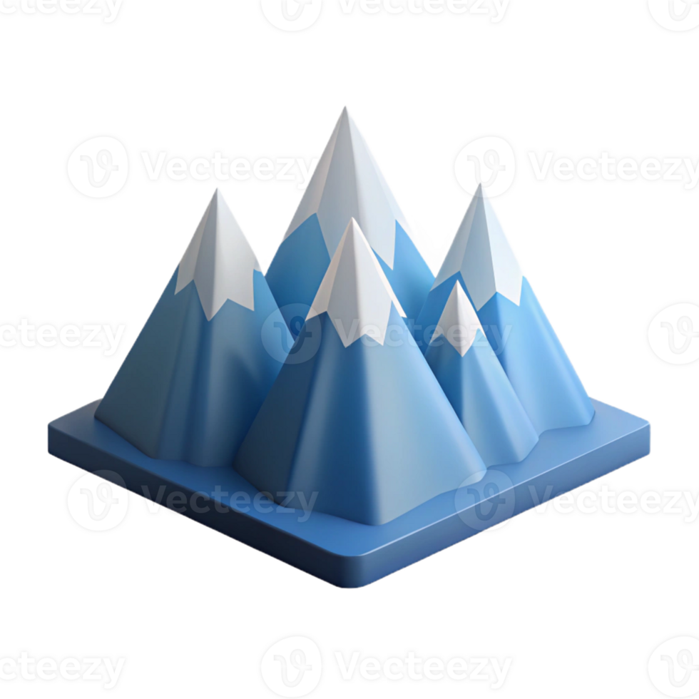 harmonious gorgeous Scalable geometric mountain range. Clean lines, flat color with Scalable Design. elite png
