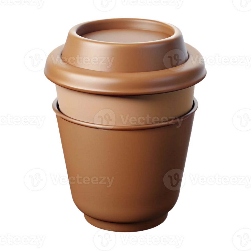 fascinating urban Scalable coffee cup outline, clean lines, flat brown, crisp edges with Scalable Design. authentic png