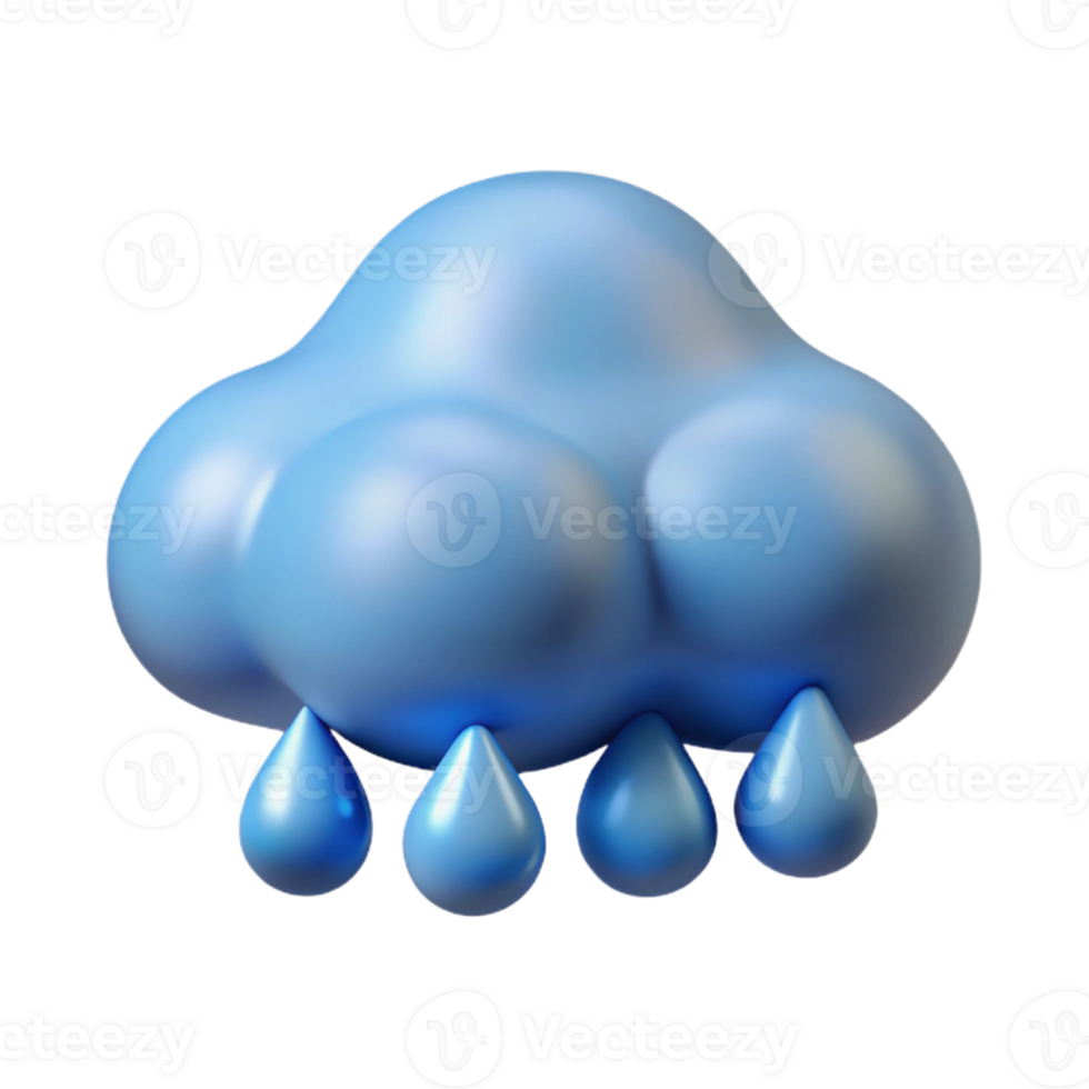 distinguished renaissance Circular cloud with raindrops. Crisp edges, single-weight stroke, minimal design with Scalable Design. flawless png