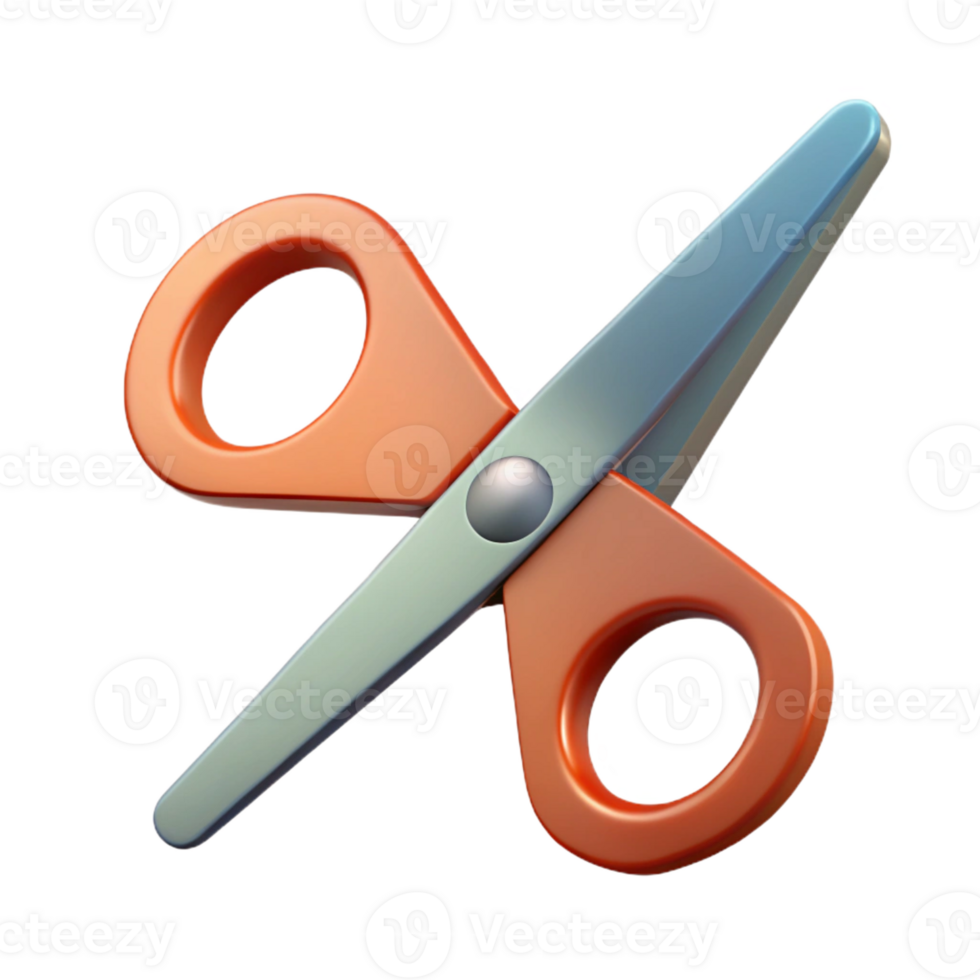 majestic bold contemporary Geometric scissors silhouette. Crisp edges, minimal design with Scalable Design. detailed png