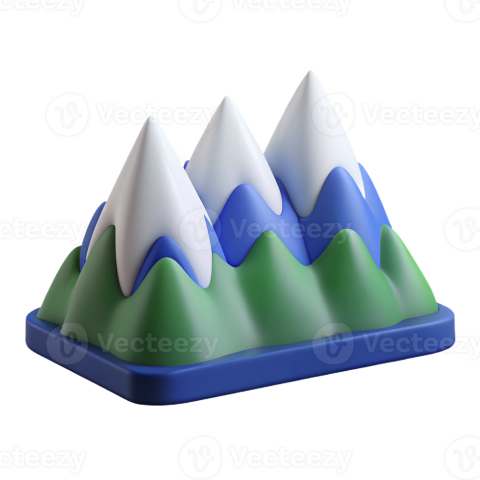 exceptional elegant Clean lines depicting a mountain range. Scalable, flat color with Scalable Design. 8K png