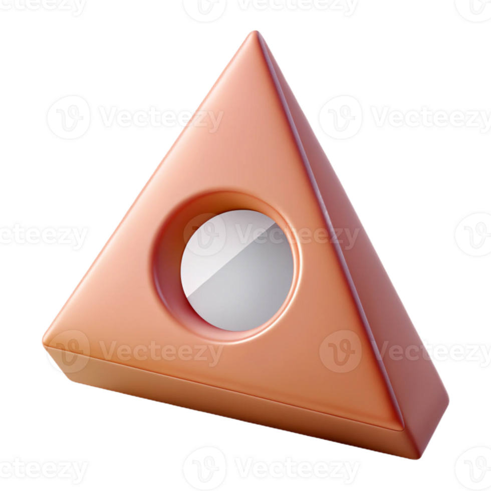 enchanting exceptional Geometric triangle with a circle inside. Symmetrical design, clean lines, flat color with Scalable Design. png
