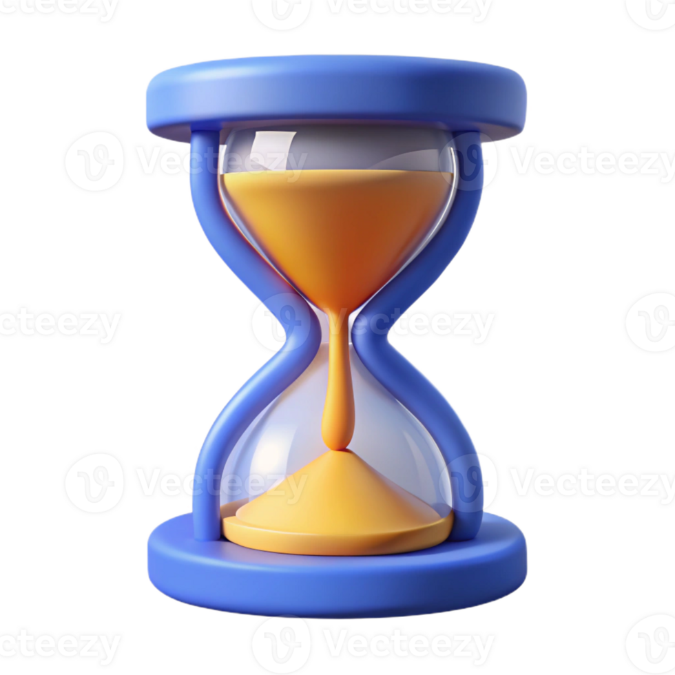 dreamy mesmerizing Abstract symbol of time. Hourglass with clean lines. Flat color, minimal design with Scalable Design. gallery standard png