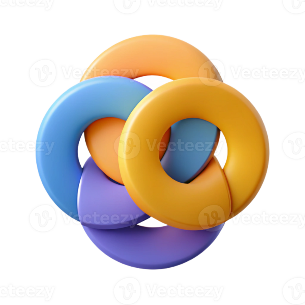 standout impressionist Overlapping circles forming a simple, scalable design. Crisp edges and flat colors with Scalable Design. high quality png