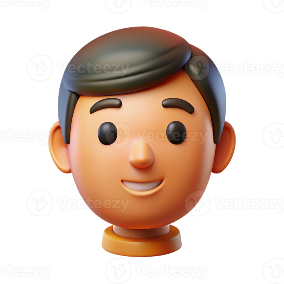 elegant avant-garde Symmetrical face icon. Single-weight stroke, crisp edges with Scalable Design. crisp png
