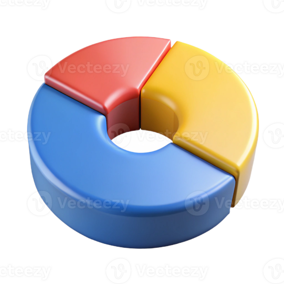 elegant standout Circular pie chart divided into segments. Crisp edges, flat color, with Scalable Design. png
