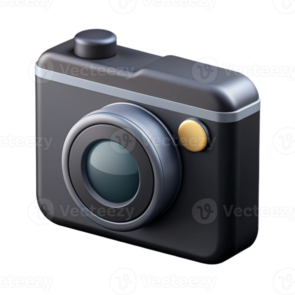 celebrated art deco Minimal camera icon, crisp edges, flat black, single-weight stroke with Scalable Design. high quality png