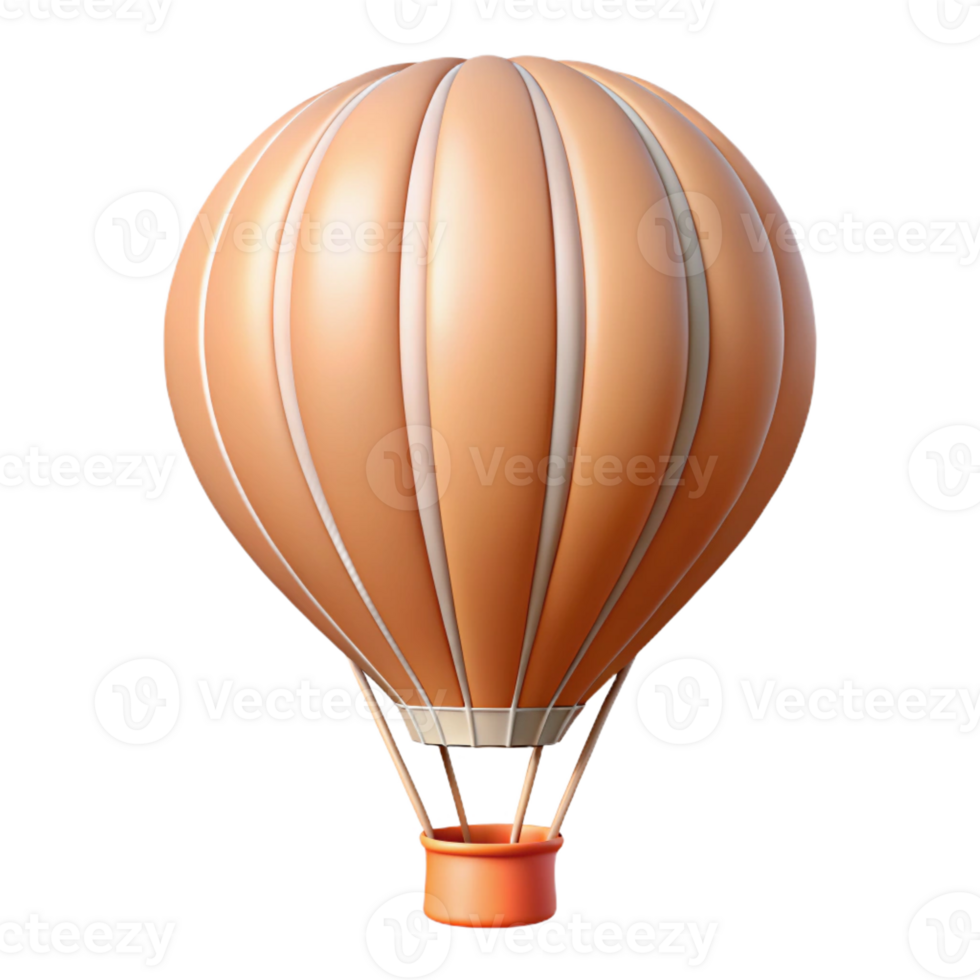 exemplary vintage Minimal outline of a hot air balloon. Clean lines, sharp edges, with Scalable Design. studio quality png
