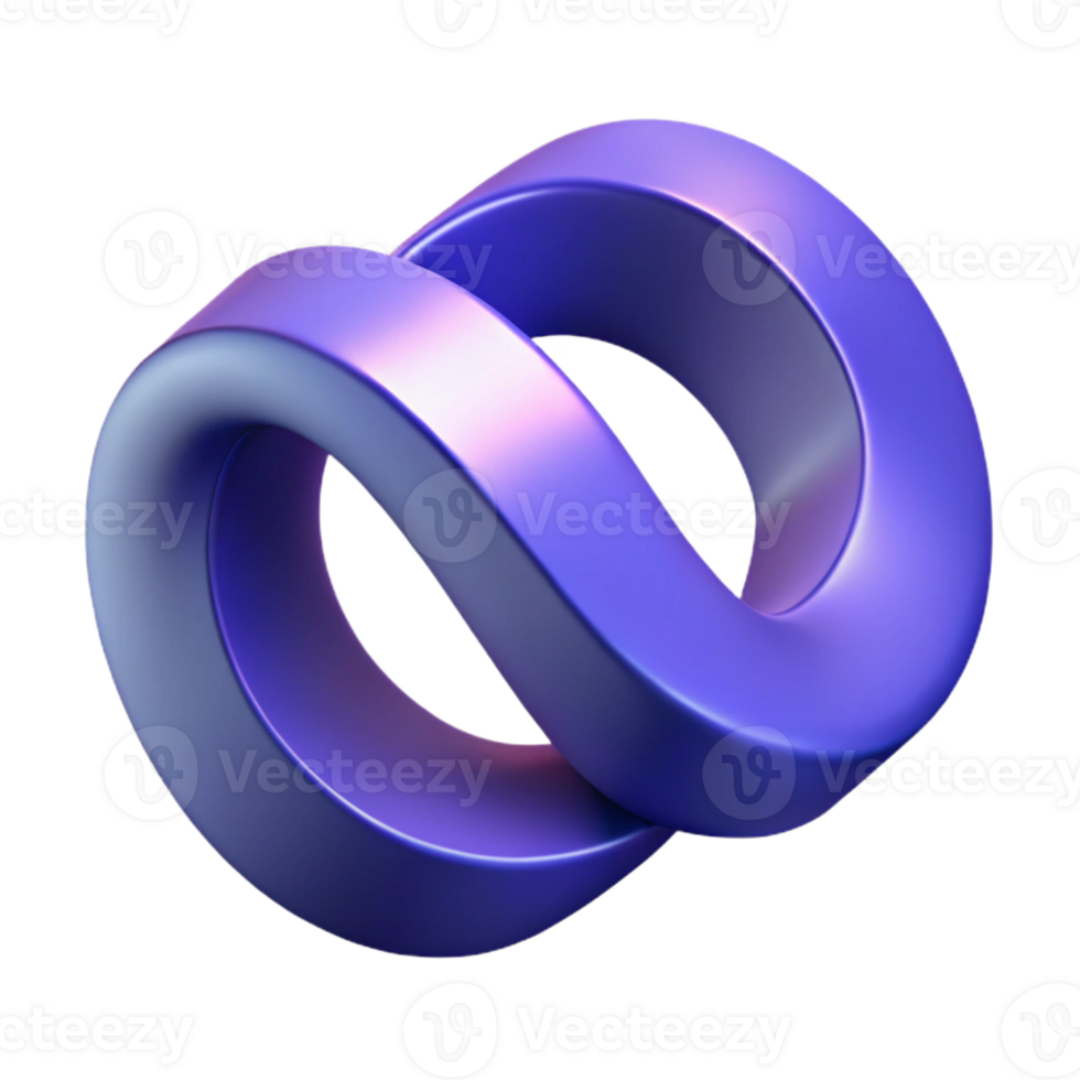 whimsical picturesque Geometric isometric torus with crisp edges and orange color with Scalable Design. high quality png