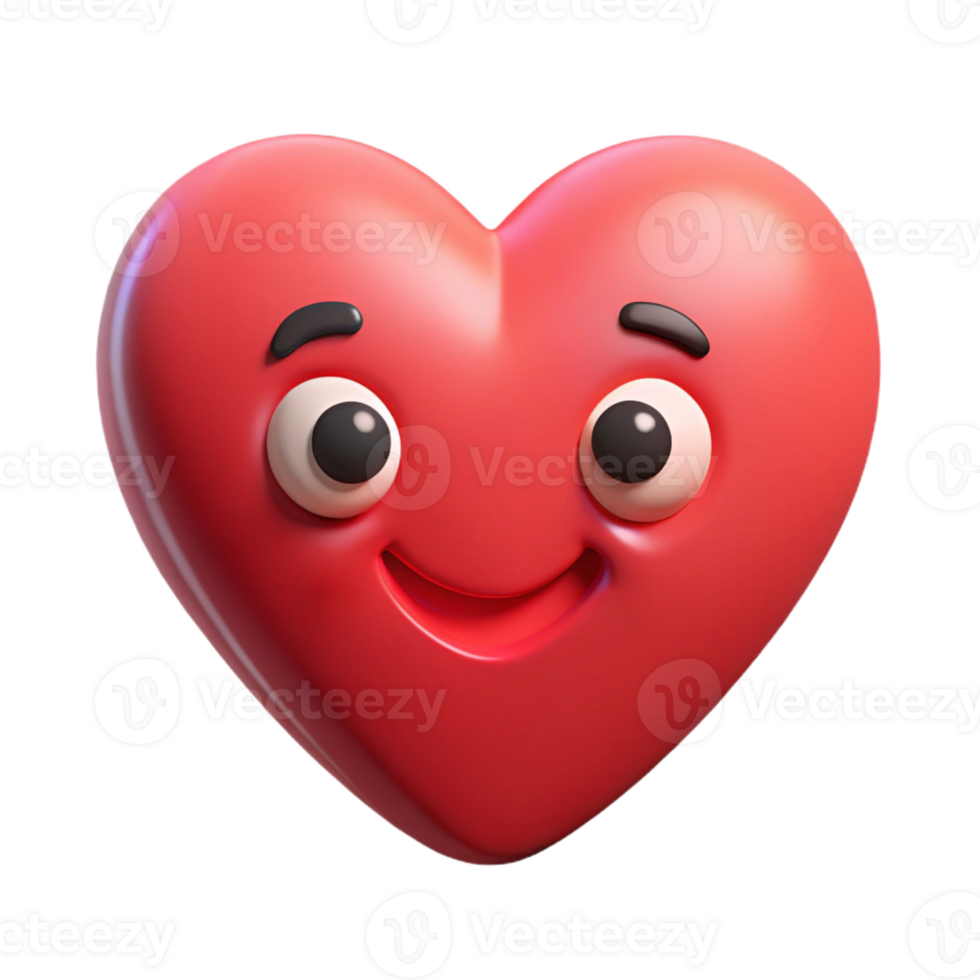 sought-after artistic Heart-shaped character with a simple smile. Scalable, clean lines, flat color with Scalable Design. gallery standard png