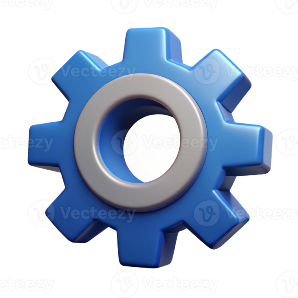 distinctive geometric Gear mechanism with interlocking teeth. Crisp edges, scalable, flat color with Scalable Design. original png