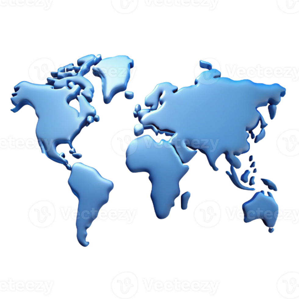 glorious exemplary World map outline filled with a single flat color. Clean lines, with Scalable Design. png