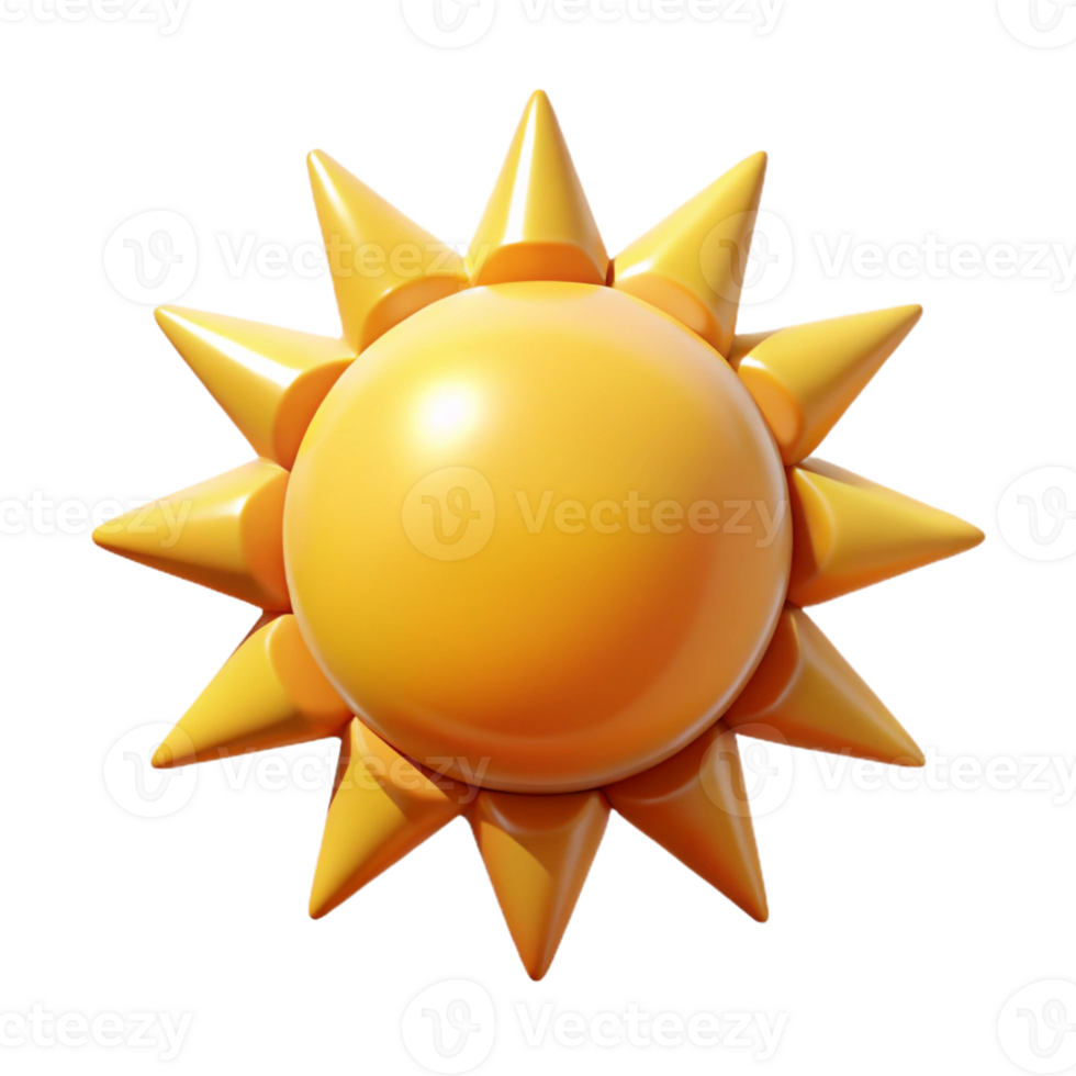 dramatic reflective traditional A stylized sun icon. Crisp edges, geometric with Scalable Design. handcrafted png