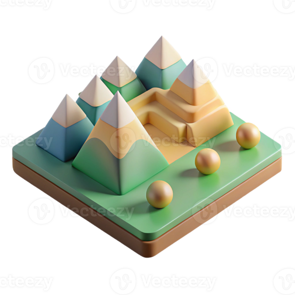elegant distinguished Abstract geometric landscape, single-weight stroke, scalable, minimal with Scalable Design. png