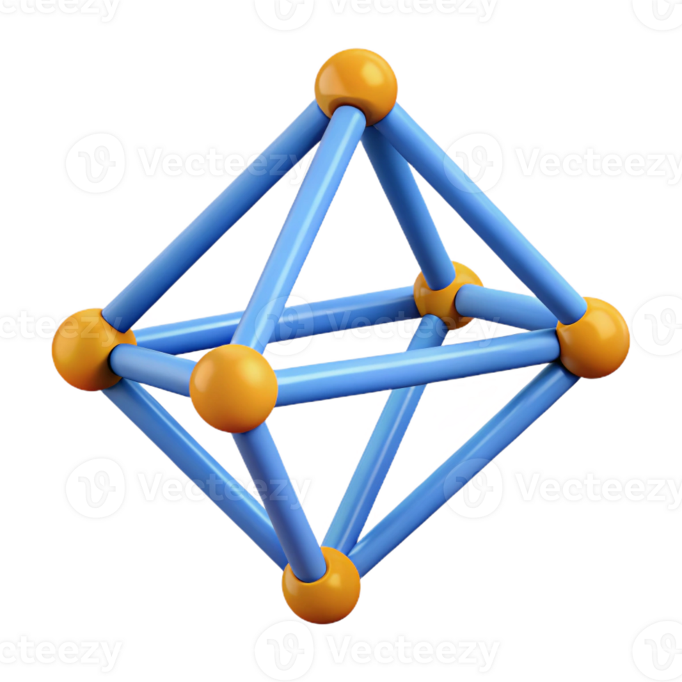 captivating avant-garde Geometric rendering of a pyramid. Flat color, crisp edges with Scalable Design. 8K png