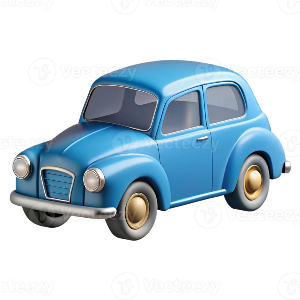 dramatic distinctive Scalable silhouette of a vintage car. Minimal design, flat color, crisp edges with Scalable Design. png