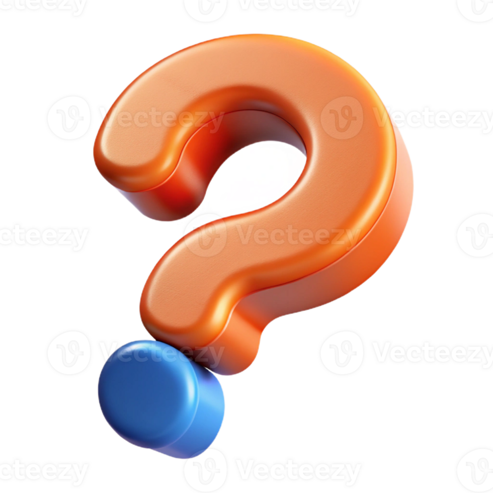 striking notable Abstract symbol of confusion. A question mark. Crisp edges. Single-weight stroke. with Scalable Design. png