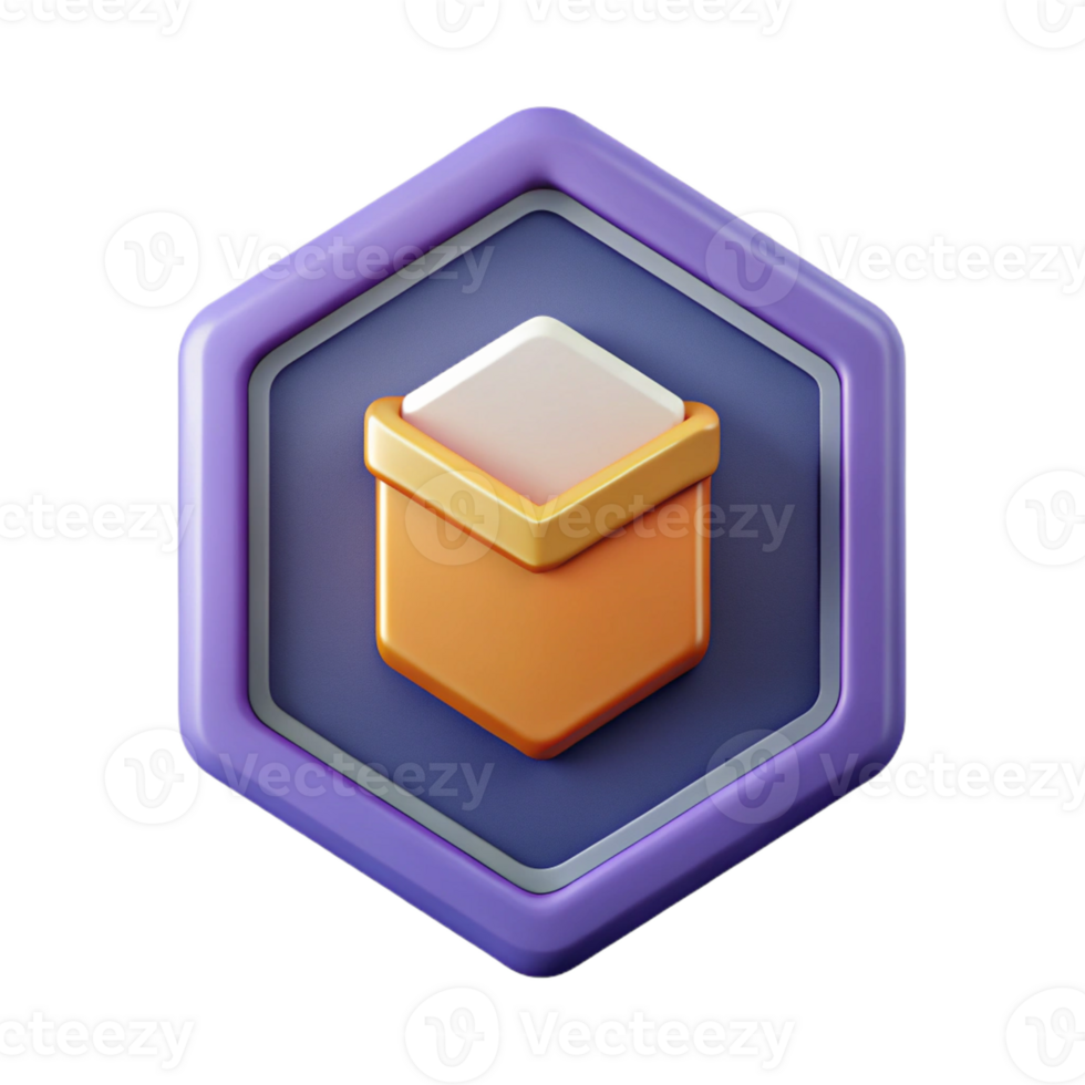 exquisite intense renaissance Pentagon badge with a vertical line. Minimal, crisp edges, with Scalable Design. genuine png