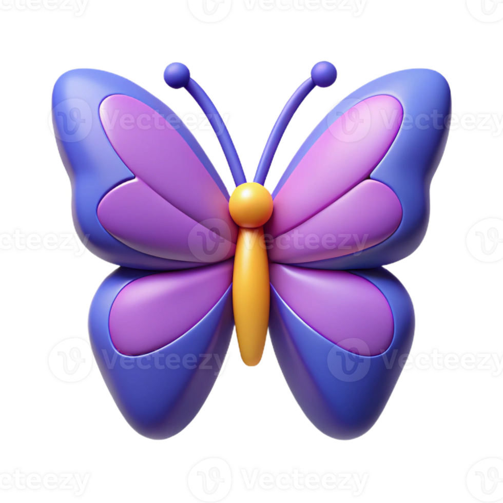 dramatic enchanting Stylized, symmetrical butterfly with crisp edges. Flat color, with Scalable Design. crisp png