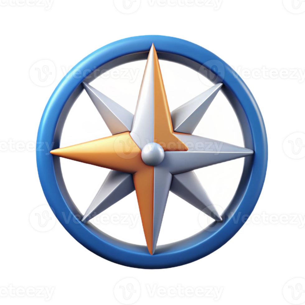 exquisite intense abstract Abstract compass symbol. Direction and guidance. Crisp edges, minimal design. with Scalable Design. sharp png